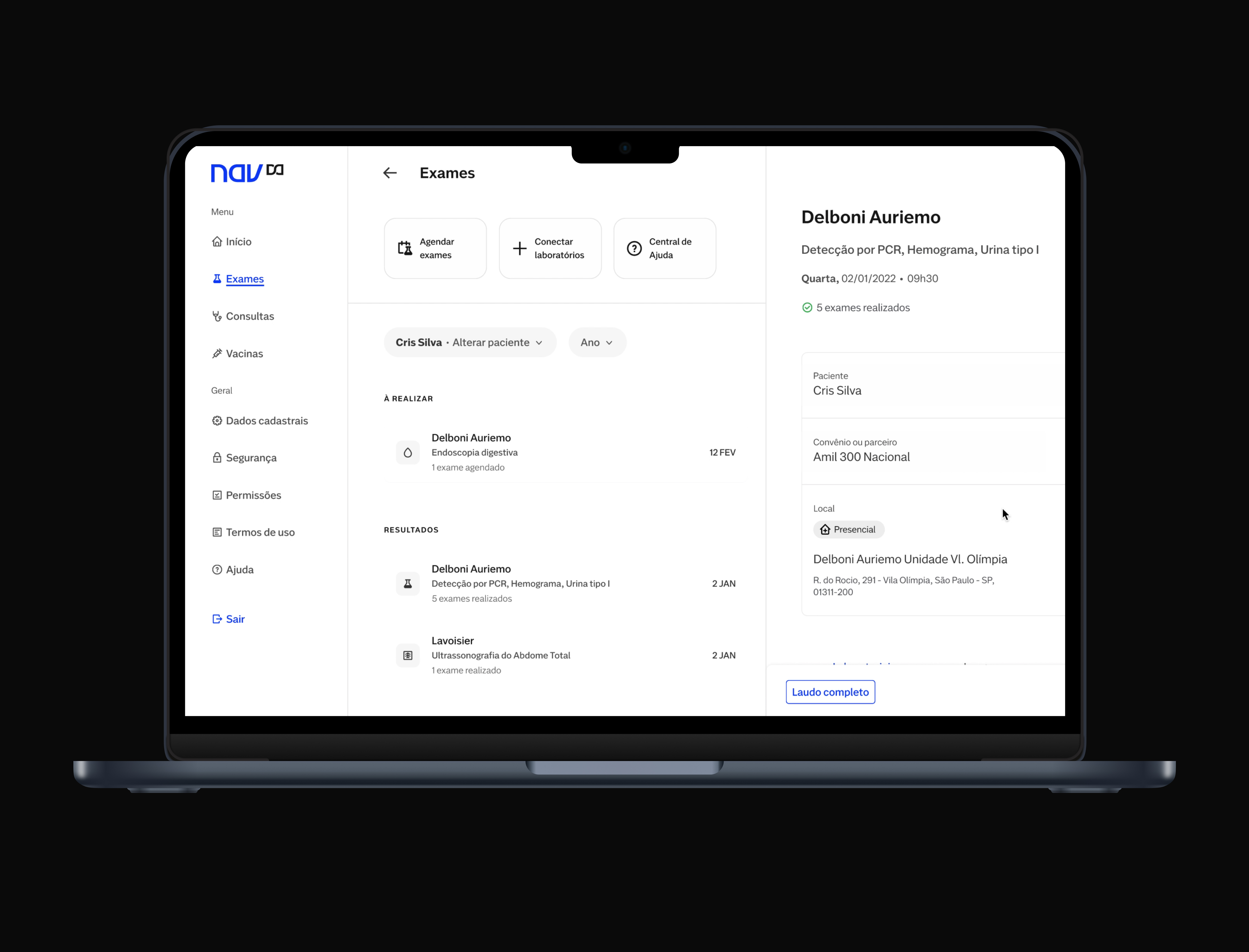 Nav — Desktop Web platform